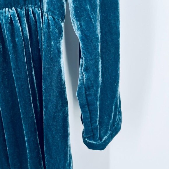 Anthropologie Moulinette Sours Velvet Button Down  Mini Shirt Dress Size XS - Picture 4 of 12